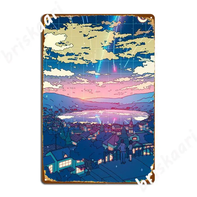 

Meteor Shower Metal Sign Cinema Garage Wall Wall Decor Designing Tin Sign Poster