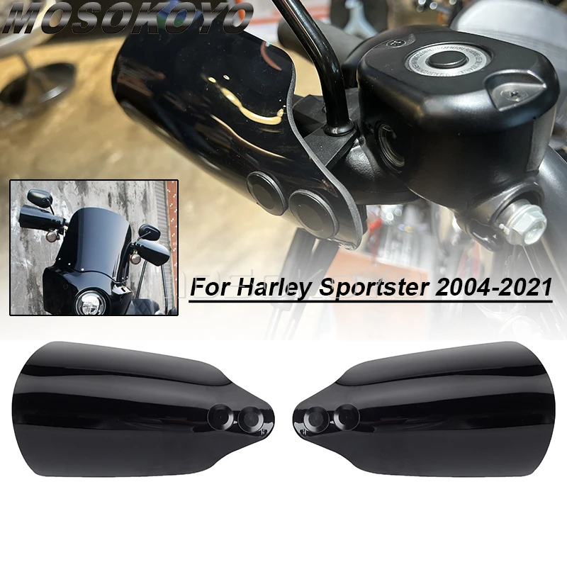 

Motorcycle Hand Guard Handguard Shield Windproof Protector Gear For Harley Sportster XL 883R/N/L 1200 C V N T NS R L 72 48 04-21