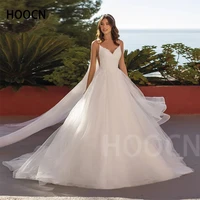 herburnl classic wedding dress spaghetti straps v neck sleeveless open back new elegant bridal dress vestido de casamento