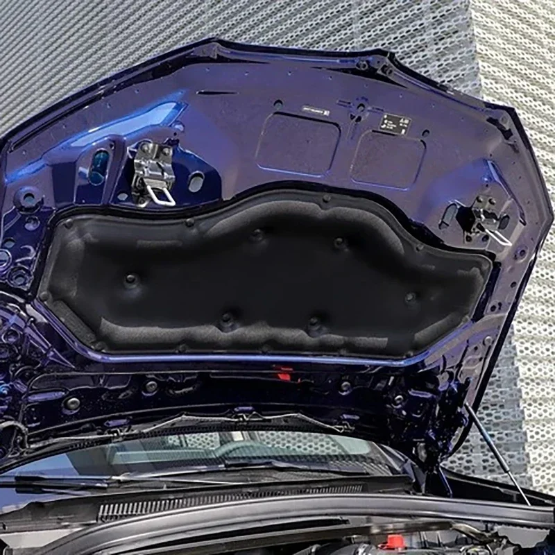 Звукоизоляционный хлопковый коврик для автомобильного двигателя передний капот