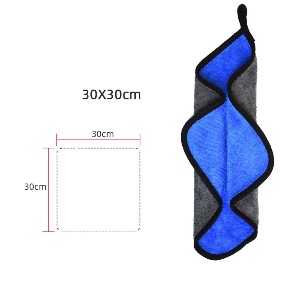 

Fishing Towel Thickening Non-stick Absorbent Outdoors Sports Wipe Hands Towel Portable With Buckle Random Color