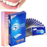 5d teeth whitening strips cherry dental whiten veneers gel clean oral hygiene kit remove yellow plaque stains bleach tooth care