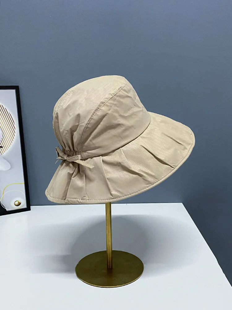 Корейская Рыбацкая шляпа с УФ-защитой женская летняя модная для уменьшения лица