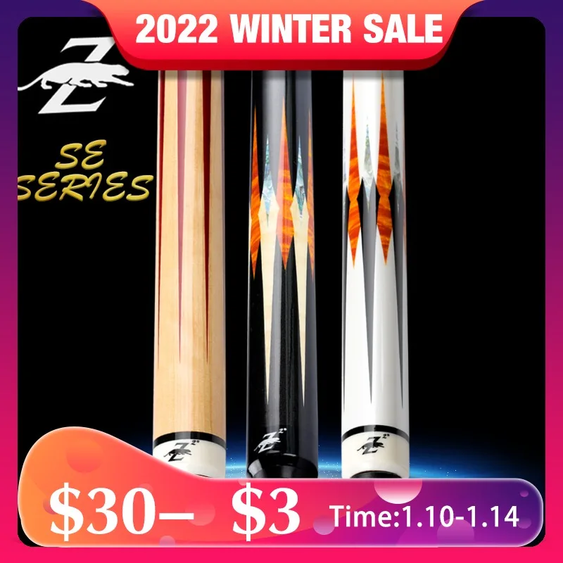 

Preoaidr 3142 SE Pool Cue Stick Billiard Cue 10/11.75/13mm Tip Maple Shaft Smooth Wrap With Case With Joint Protector Uni-loc