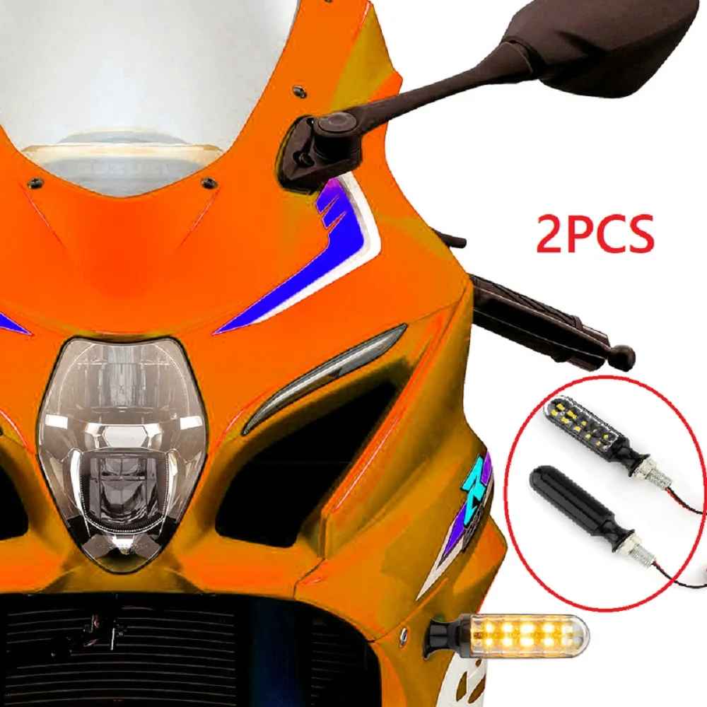 

Universal 10 Led Motorcycle Turn Signals Lights 2PCS/1 Pair Moto Blinker Lamps Motorbike Light Kit