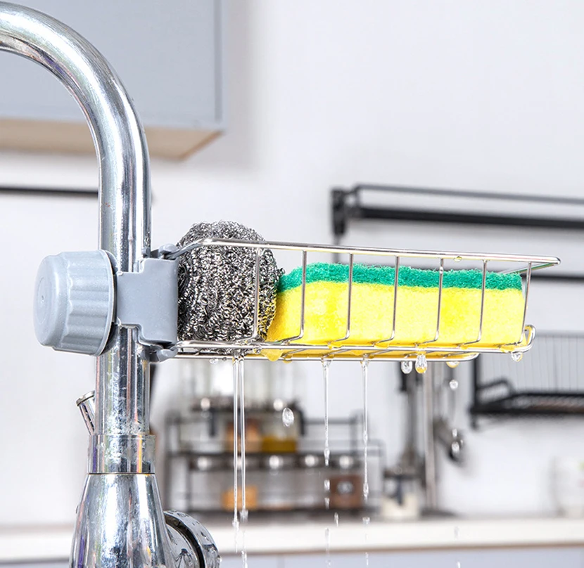 

The Tap Shelf Kitchen Rack Organizer Accessories Bathroom Dish Drainer for Sink Free Shipping Gadgets Articles Storage Home