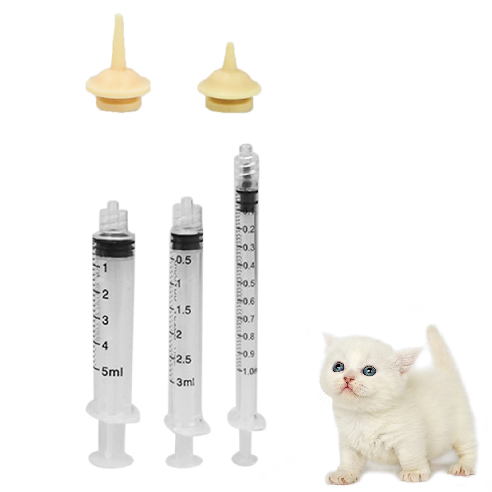 

Pet Syringe Pet Syringe Pill Shooter Dispenser For Nursing Puppies KittensPet Pill Shooter Dispenser With Self-contained Scale 3