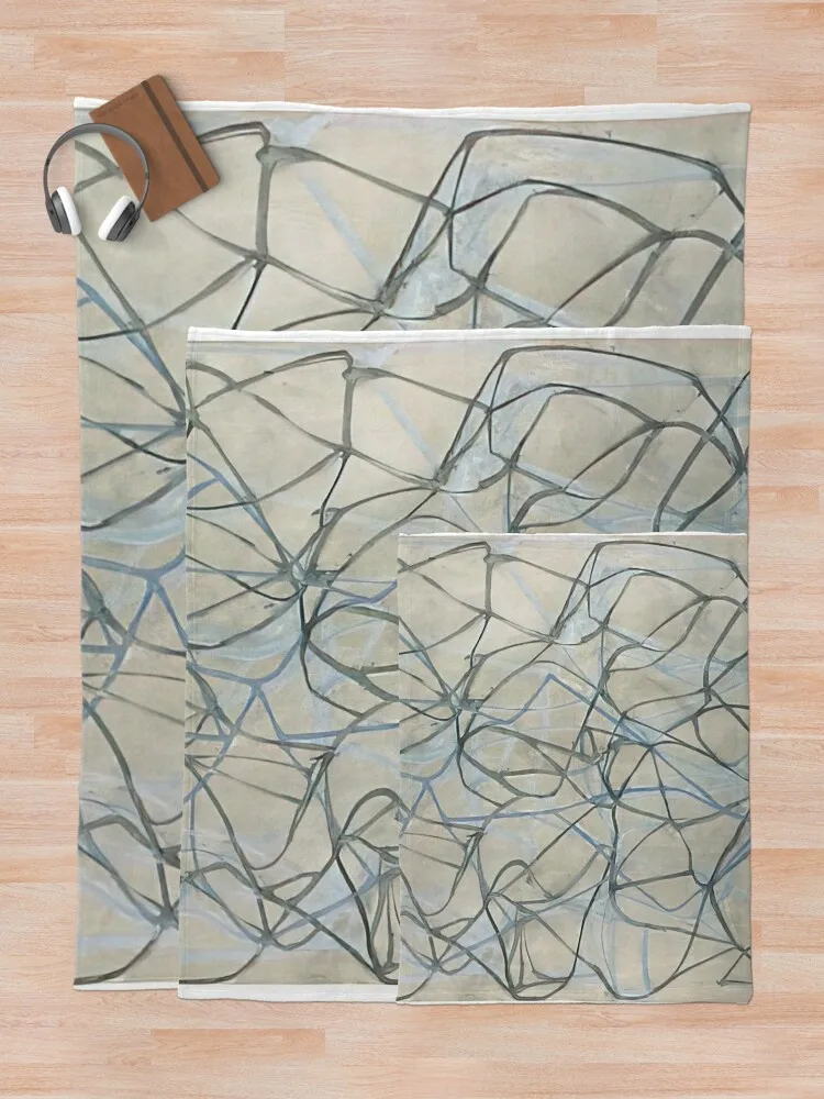 Brice Marden - The Studio 1990 г. Плед манга Дизайнерские одеяла