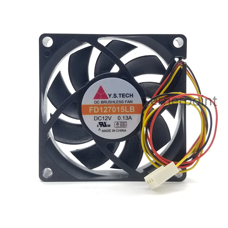 Новый 7 см охлаждающий FD127015LB Новый 7015 12V 0.13A DC бесщеточный вентилятор 70*70*15 мм три провода