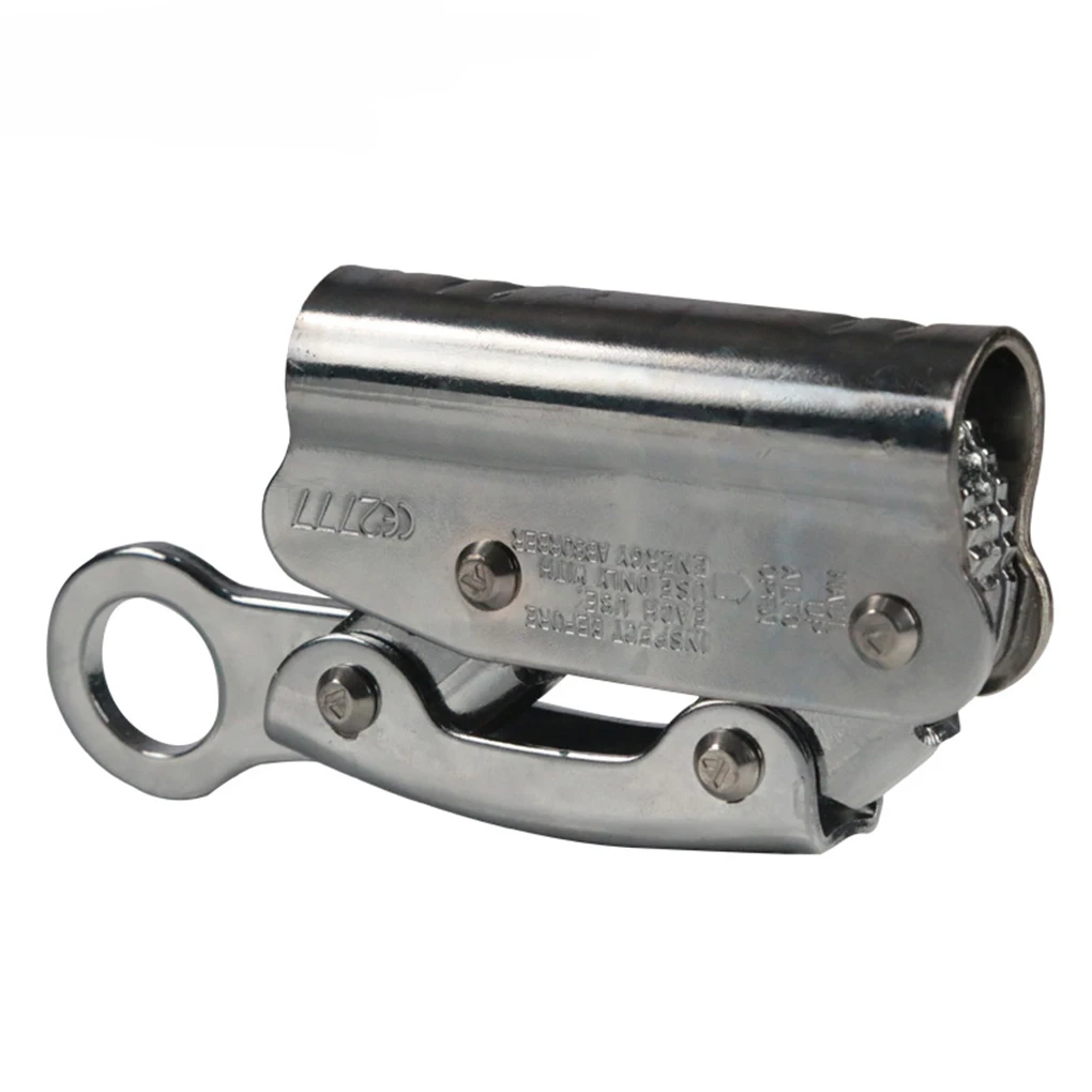 

Carabiner Lock Alloy Steel Self-locking Rope Grab Locks Climbing Fall Protection Supply Tool for Outdoor Electrical