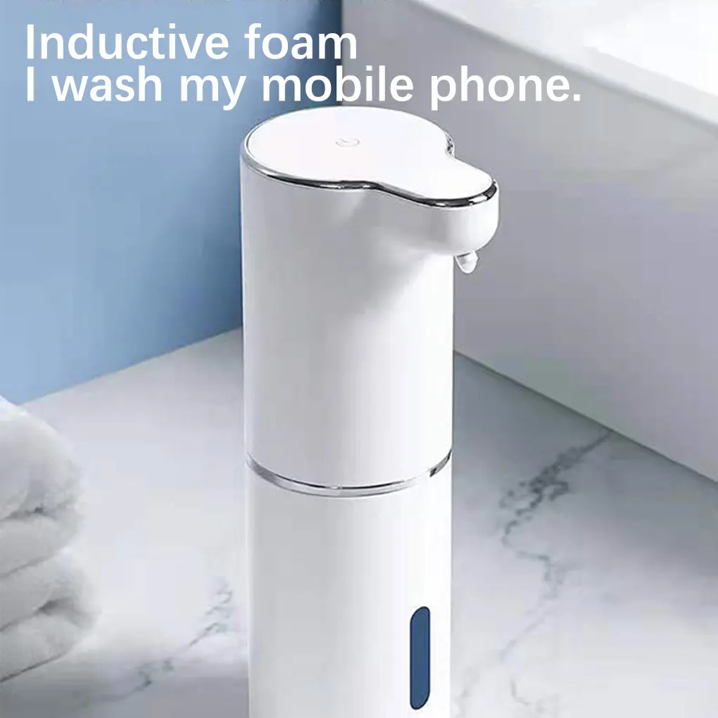 

Automatic Foam Dispenser Battery Powered Adult Children 800mAh 300ml Refillable Adjustable Infrared Sensor Dispensers
