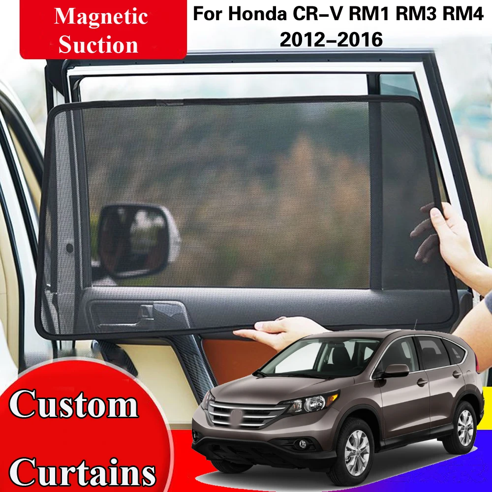 

Side Sun Shade Shading Protection Window Curtain SunShades Accseeories for Honda CR-V RM1 RM3 RM4 2012 2013 2014-2016 CR V CRV