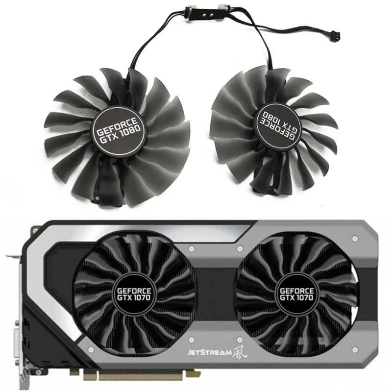 

Новый 95 мм 4PIN GAA8S2U охлаждающий вентилятор, для Palit GTX 1070 1070 Ti 1080 1080 Ti охлаждающий вентилятор для графической карты