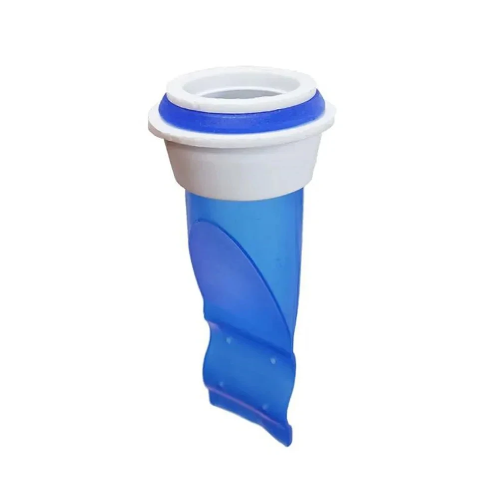 

Силиконовый стопор для слива синего цвета