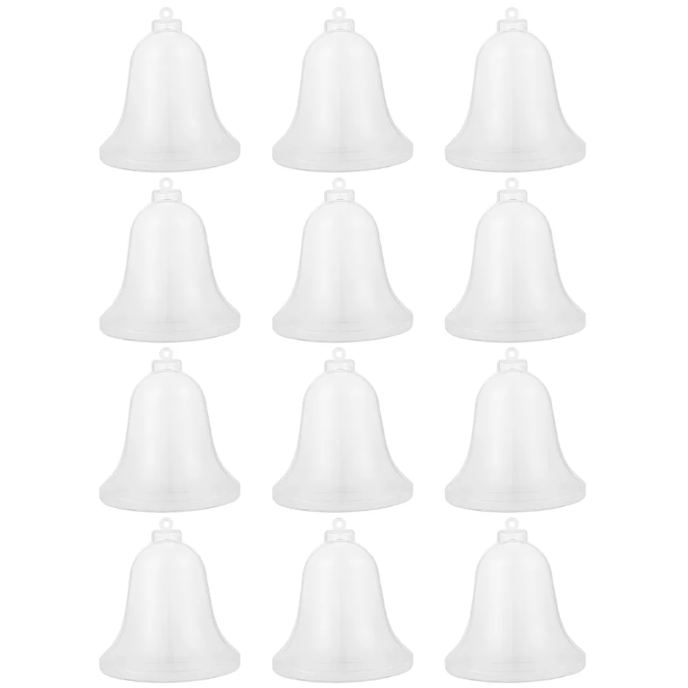 

Clear Plastic Bell Ornaments Diy Transparent Fillable Ball Ornaments Decorative Balls