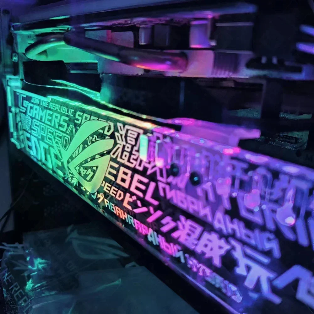 Индивидуальный кронштейн VGA ARGB Light 28 см акриловая горизонтальная поддержка на