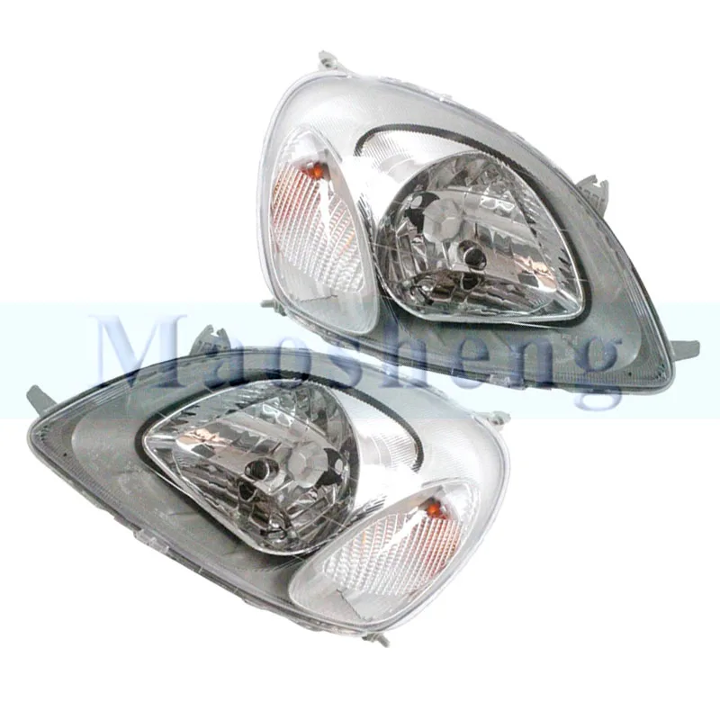 Фото Пара галогенных передних фар Maosheng для Toyota Yaris Platz Vitz Ehco 1999-2002 №4