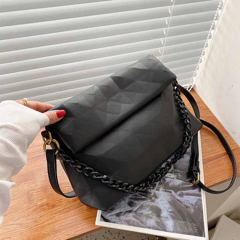 Message Bag For Women 2023 New Leisure Tote Bag  Shoulder Bag Crossbody Bag Lingge Chain Handbag Business Bag Ladies Clutch