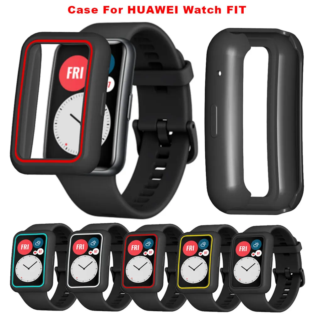 

Защитный чехол из ТПУ для Huawei Watch Fit, защитный чехол для Huawei Watch fit, защитный чехол, аксессуары для умных часов