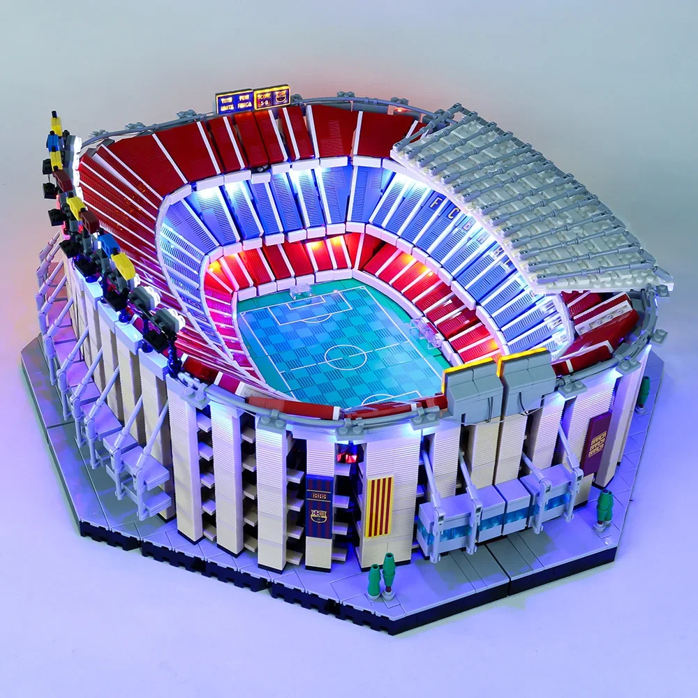 Лампа без строительных блоков освещение для Camp Nou FC Barcelona 10284 игрушки сделай сам