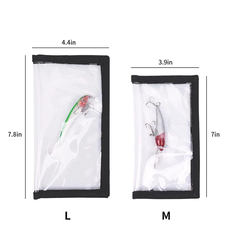 

12PCS Fishing Lure Wraps PVC Fishing Lure Covers Protect Pets and Fishermen Safe Lures Fishing Bait Hook Storage