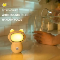 led night light usb magnetic wireless pir motion sensor lamp for bedroom bedside cupboard corridor feeding at night child gift