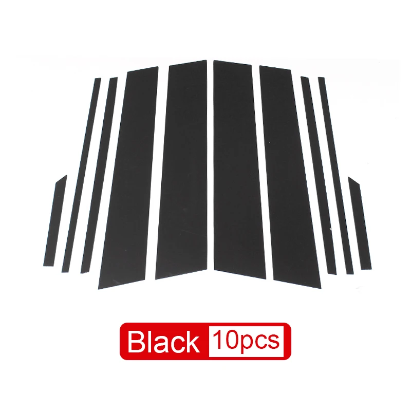 10 шт. накладки на автомобильные окна BC колонку наклейки аксессуары для Toyota RAV4 XA50