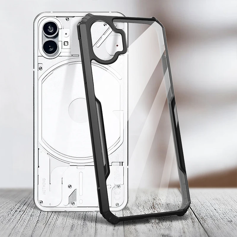 

Air-bag Case for Nothing Phone 1 Phone1 6.55 Acrylic Protective Case Transparent Explosion-Proof Anti-Scratch Fundas Bumper