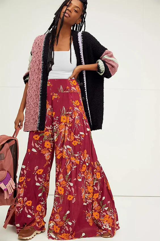 Summer Wide-leg Pant Woman Sweatpant 