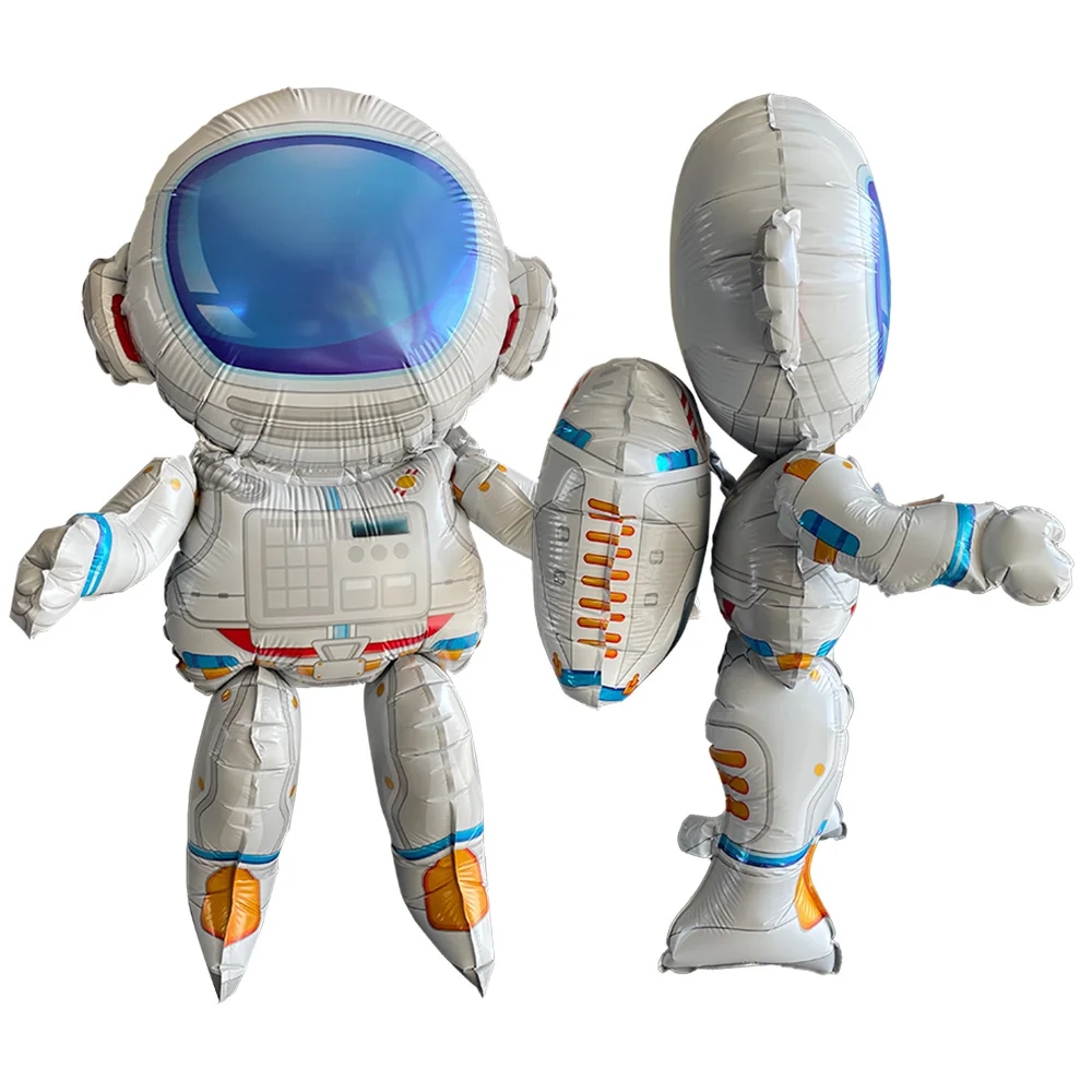 

Astronaut Party Decoration Balloon Outer Space Birthday Supplies Ballon Kids Solar System Decor 4D Rocket Balloons Gift Favor