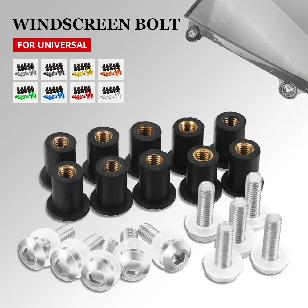 Для BMW F650GS F800GS F800R R1200R R1200GS S1000R S1000XR K1300R R nine T скремблер 5 мм 10 шт. дефлекторы лобового