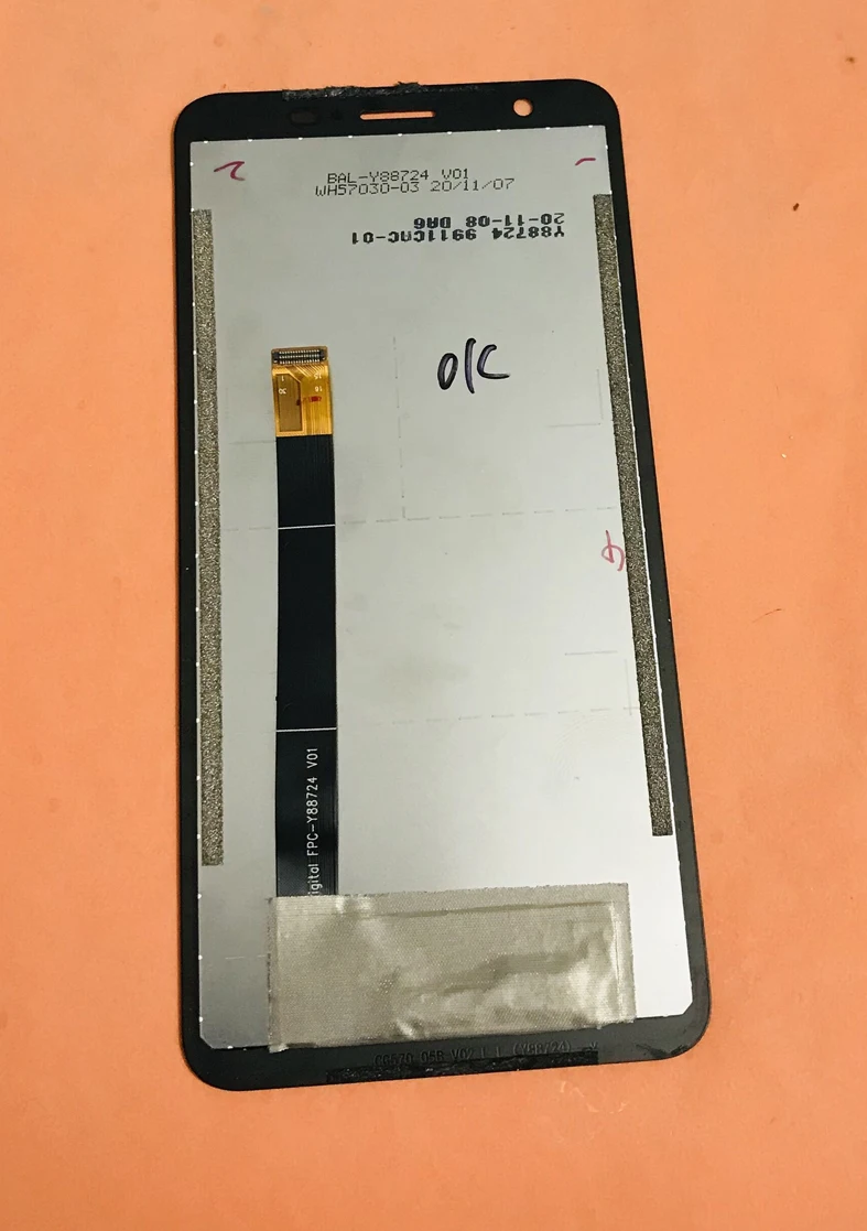 Оригинальный ЖК-экран б/у + сенсорный экран для Blackview BV6600E Octa Core 5,7 дюйма HD + бесплатная доставка
