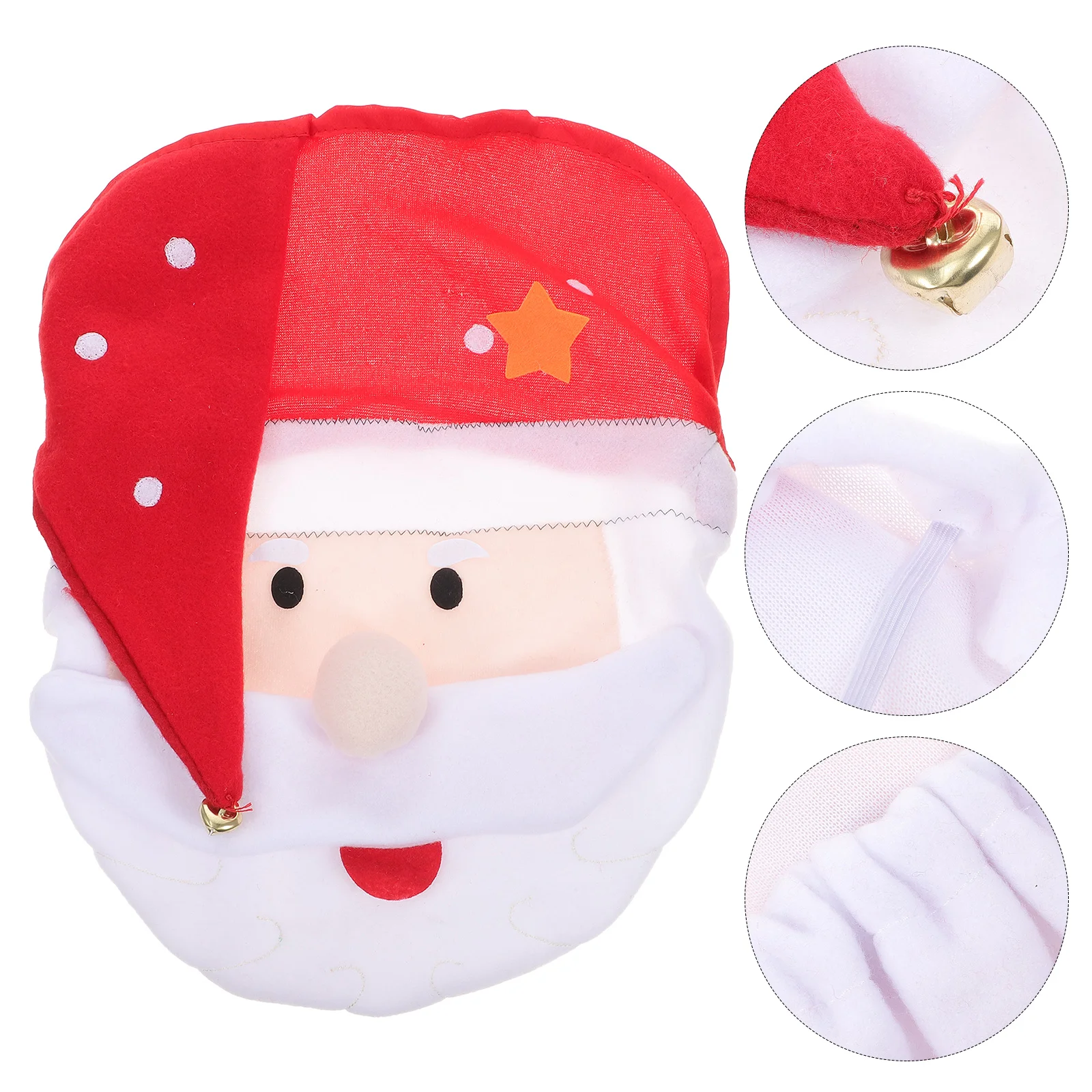 

Toilet Cover Christmas Bathroom Santa Decorations Claus Lidornament Decoration Mat Decorative Tankfloor Decorhome Pad Covers