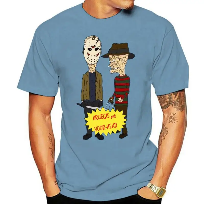Horror Slasher Halloween Kruegis And Voor-Head Beavis Butthead White T-Shirt Classic Unique Tee Shirt