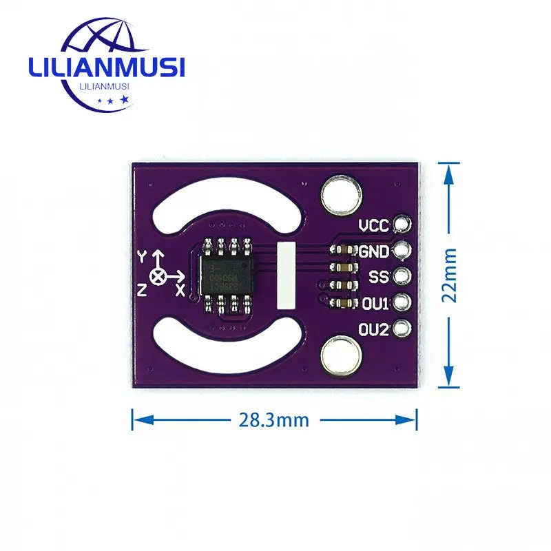 3d-модуль MCU-93 MLX90333 ручка цифровой трехмерный модуль датчика угла абсолютного