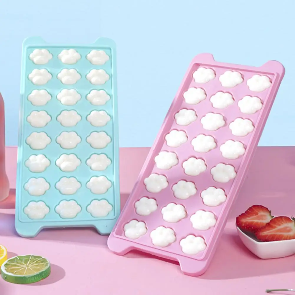 Форма для льда 36 ячеек Штабелируемая Мягкая силиконовая форма с рисунком