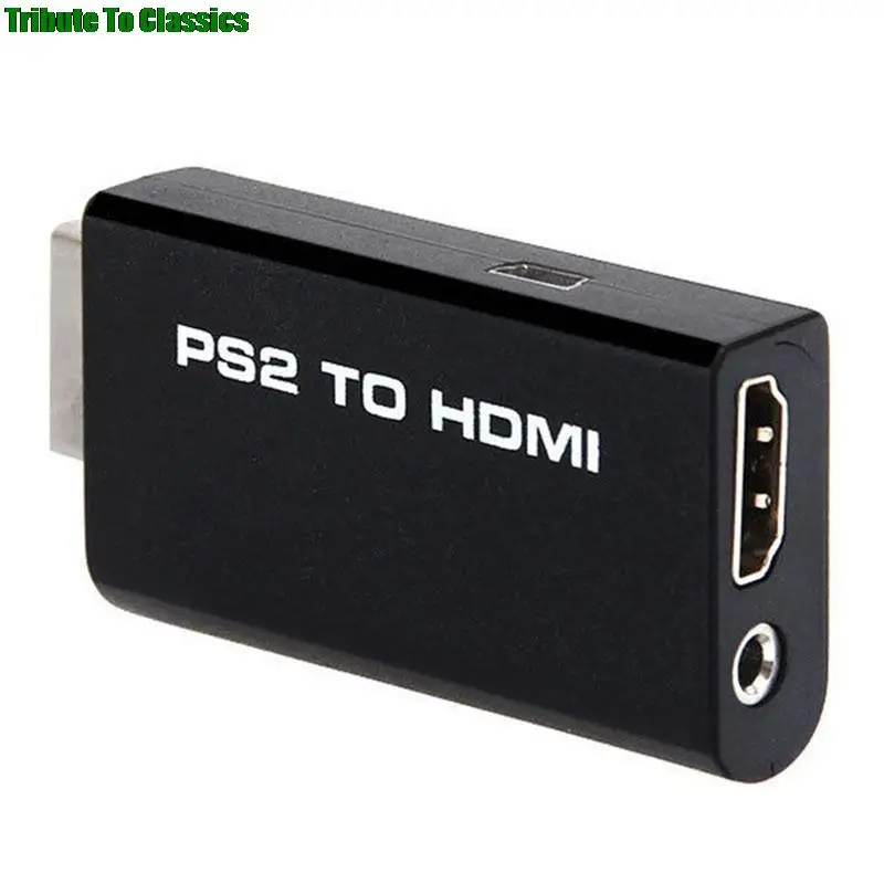 

For PS2 To HDMI-compatible 480i/480p/576i Audio Video Converter Adapter With 3.5mm Audio Output Supports For PS2 Display Modes 1