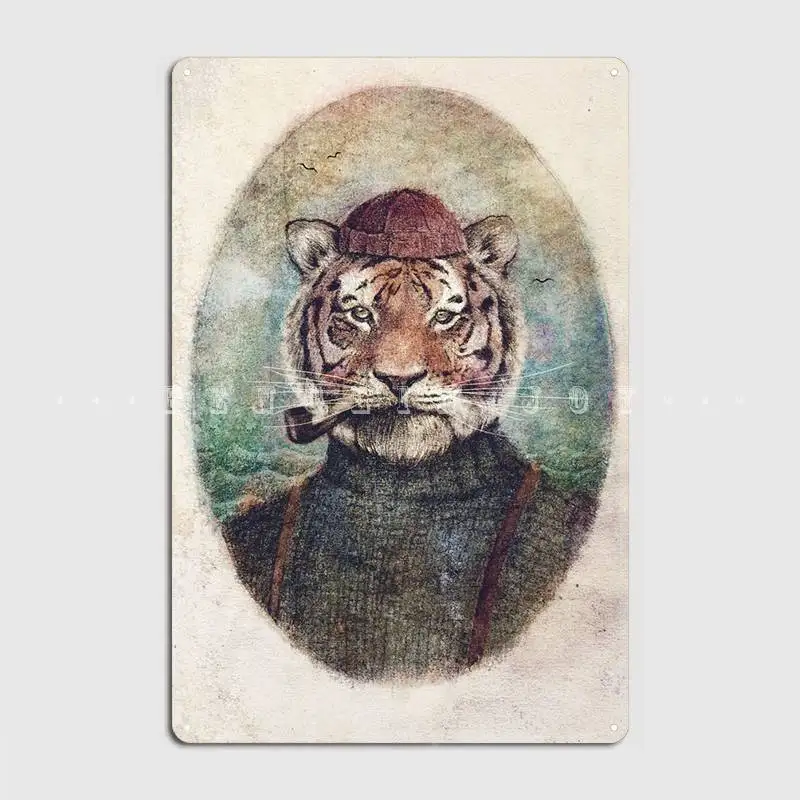 

Wild Ocean Metal Sign Wall Cave Bar Cave Funny Wall Plaque Tin Sign Posters