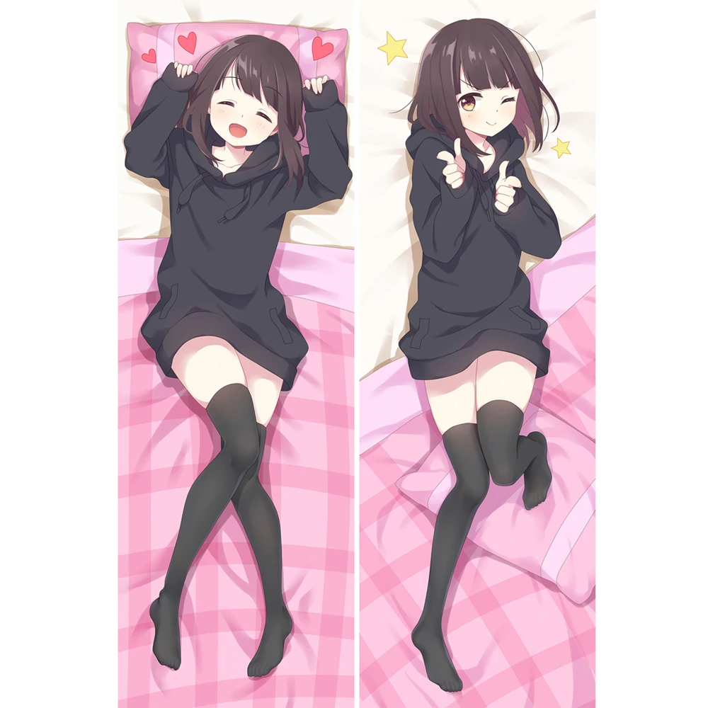 

Anime Menhera Chan Manga Girl Dakimakura Hugging Body Pillowcase Otaku Home Bedding Pillow Cover Case Home Bedding