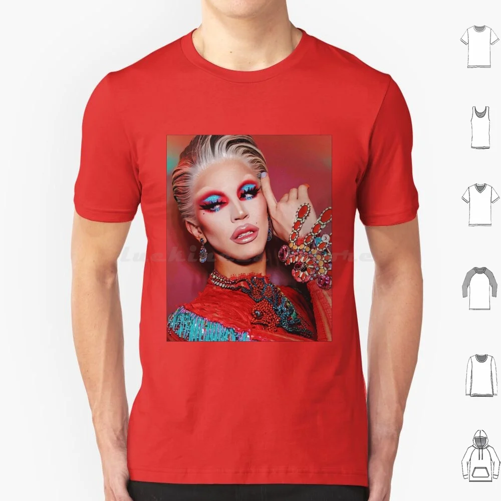 

Aquaria-Ruby Red T Shirt 6Xl Cotton Cool Tee Trixie Mattel Katya Katya Zamolodchikova Trixe Trixie And Katya Aquaria Drag Drag