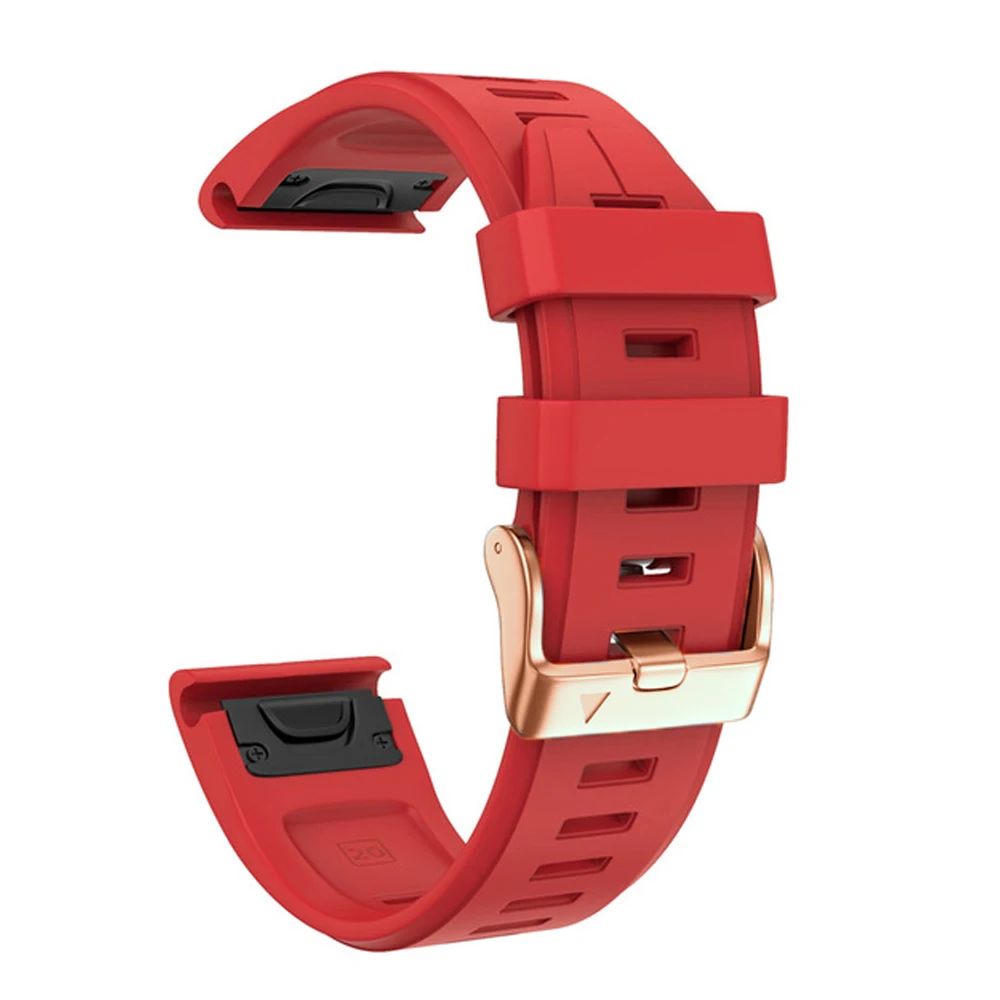 Ремешок из розового золота для смарт-часов браслет Garmin Fenix 7S 6S Pro 5S Plus 20 мм