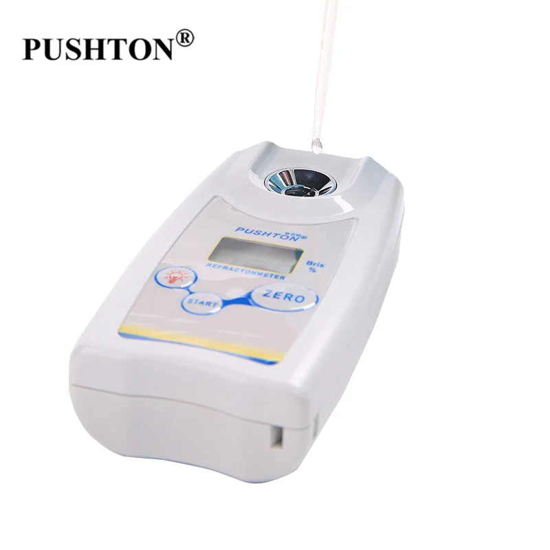 

Digital Refractometer Brix Meter Saccharimeter Densimeter For Fruit Wine Beer Alcohol Sugar Concentration Tester 0.0-53%