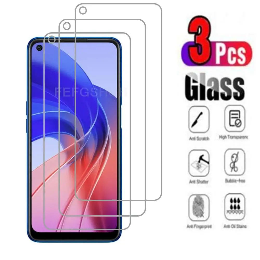 

3 шт. Оригинальное защитное закаленное стекло для OPPO A55 4G 6,51 дюйма OPPO A54 4G Защитная пленка для экрана телефона