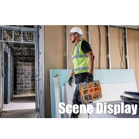 DEWALT ‎ DWST82968 TSTAK IP54 Органайзер Водонепроницаемый пылезащитный портативный штабелируемый прозрачный ящик для хранения аксессуаров для инструментов