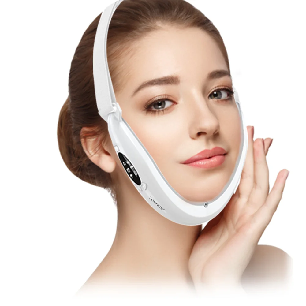

TEWIRROW Electric V-Face Shaping Massager Micro-Current Facial Lifting Slimming Firming Beauty Tool Double Chin Removal