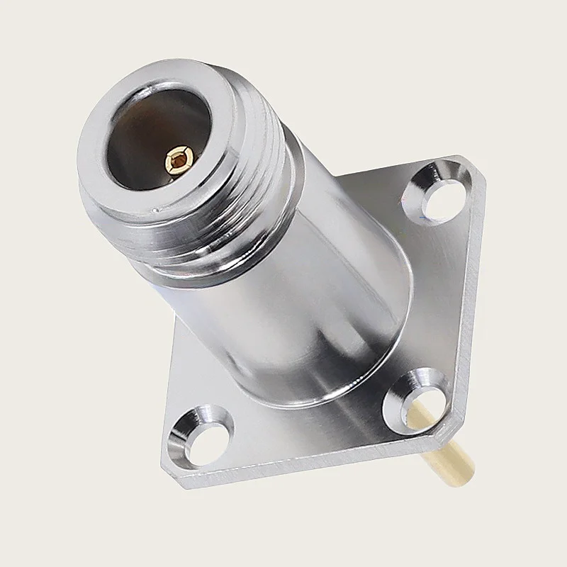 Женский квадратный удлиненный настенный разъем N-KFD-6 N-типа длинный штифт