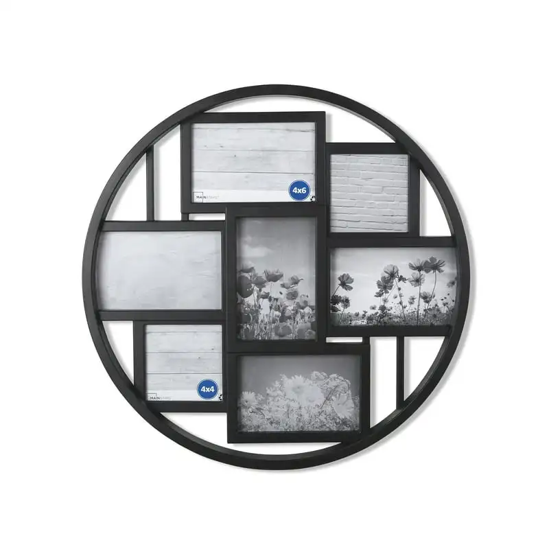 

4x6 and 4x4 Round Black Collage Picture Frame Photo album Kpop Wall decororation Photocard holder Photo card holder Classeur pho