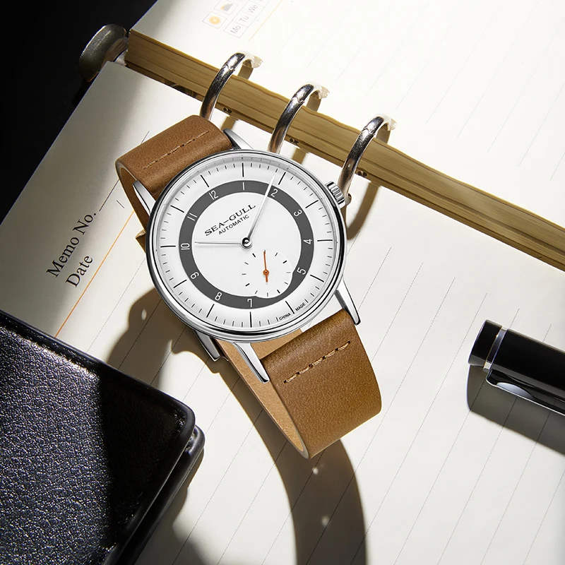 Купить Новинка 2022, мужские водонепроницаемые простые механические часы с автоматическим ремешком, 819.93.6099