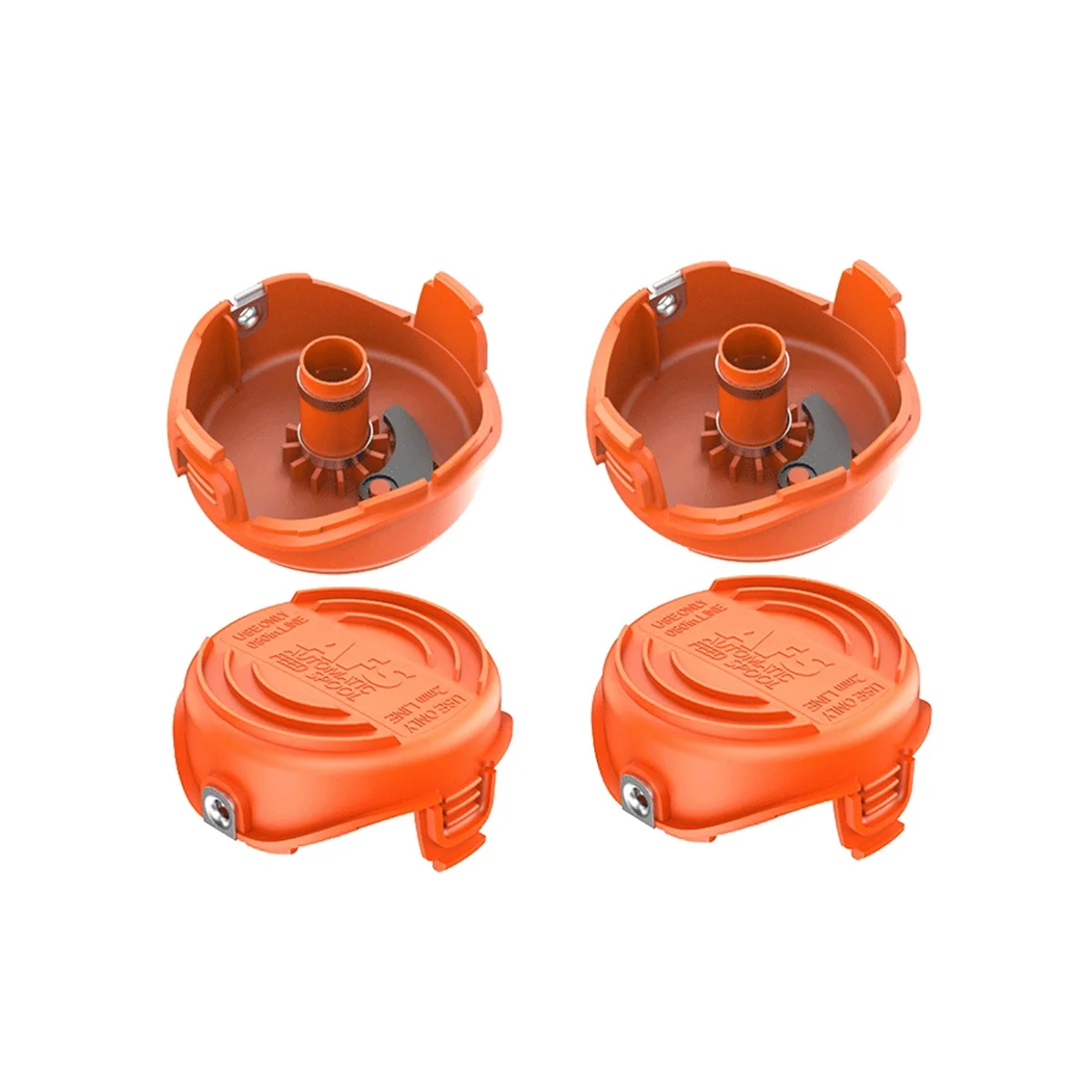 

4Pcs Suitable for Mower Accessories A6486/90583594 Replacement Spool Cover