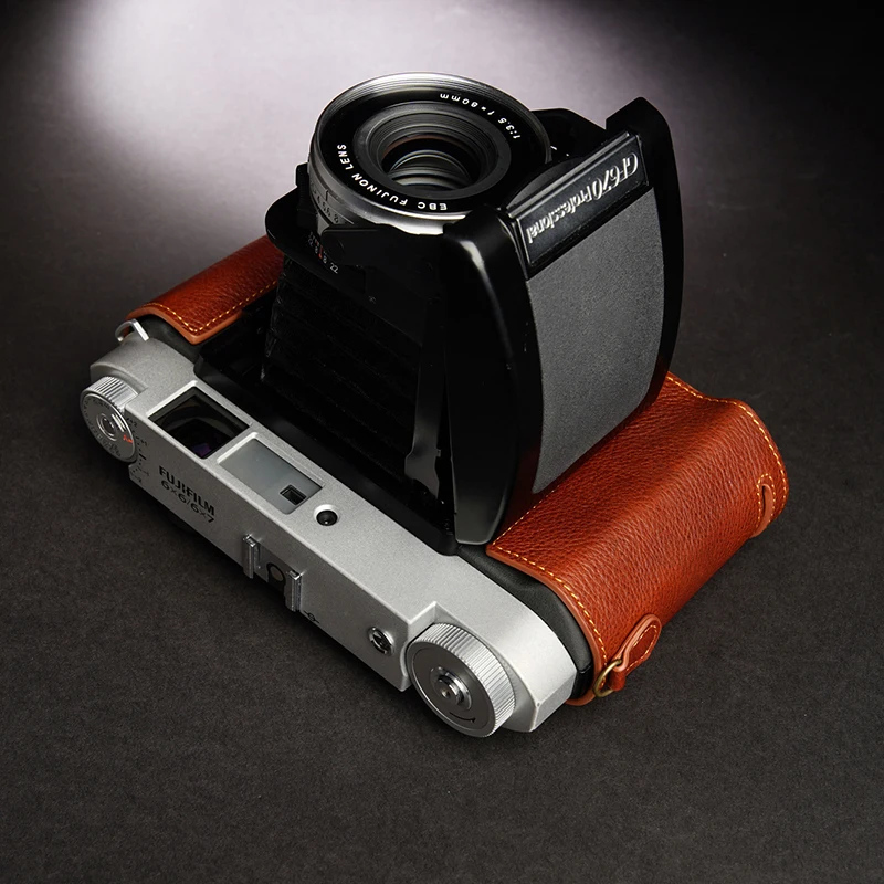 Защитный чехол ручной работы из натуральной воловьей кожи для Fujifilm GF670 GF670w Besta III